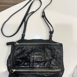 Givenchy Black Leather Crossbody Bag